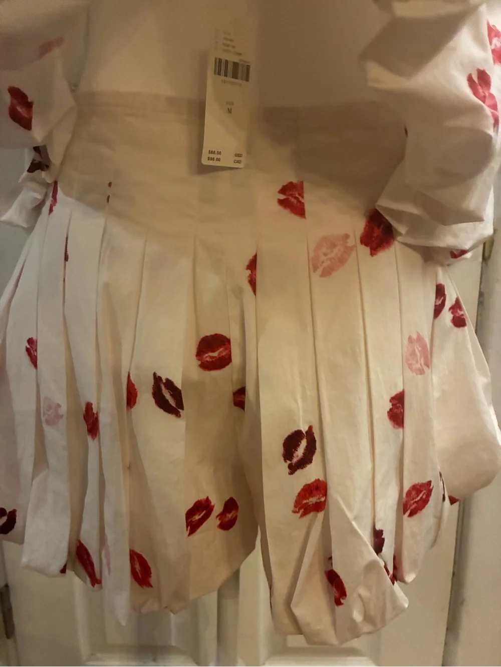 NWT Anthropologie Maeve Lip Kisses Bubble Matching Set Top M Shorts S
